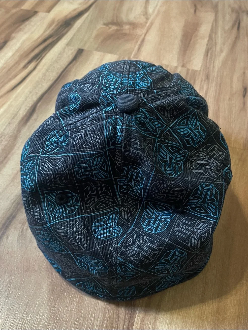 Y2K 2009 Transformers Autobot Embroidered Hat Tek Flex Stretch Fitted Cap OS